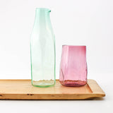 Carafe hexagonale - Vert émeraude