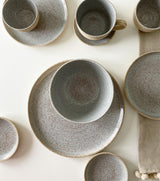 Grès moucheté - Sable - Petites tasses - Ensemble de 2