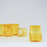 Gobelets hexagonaux - Topaze or - Ensemble de 2