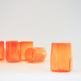 Gobelets hexagonaux - Orange - Ensemble de 2