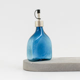 Bouteille à huile rectangulaire - Verre soufflé à la main - Lagon
