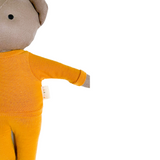 Coco L’Ourson - Combinaison à manches longues de couleur moutarde