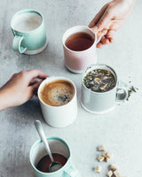 Tasse porcelaine classique - Rose