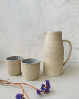 Grès moucheté - Sable - Pichet