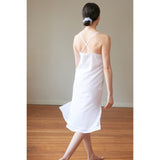 Robe double couches en mélange léger Milano - Blanc