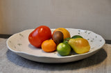 Grand Plat de Service - Feuilles