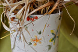 Vase à fleurs en porcelaine - Collection Fleurie - Large