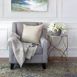 Forte - Jeté 100% satin de lin - Gris