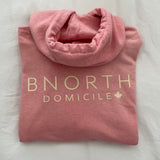 Kangourou à capuchon surdimensionné "beach" teint naturellement - Avec logo