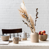 Grès moucheté - Sable - Grande assiette 10"