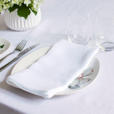 Serviettes de table en lin de luxe - Nicola - Ensemble de 2