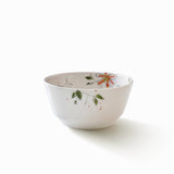 Petit bol à dessert en porcelaine - Collection Fleurie - Minimaliste