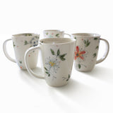 Tasse triangulaire haute - Collection Fleurie - Ensemble de 2