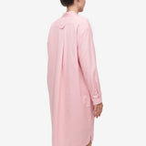 Chemise de nuit longue - Flanelle Rose - 100% coton brossé