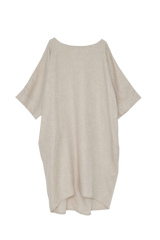 Caftan à poches - Sable - 100% Lin - Taille Unique