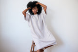 Caftan à poches - Sable - 100% Lin - Taille Unique