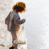 Petit sac en filet - Fleurs