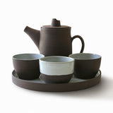 Grès brun foncé - Théière