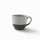 Grès foncé deux tons - Tasses de café - Ensemble de 2