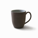 Grès brun foncé - Grandes tasses - Ensemble de 2