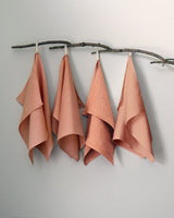 Linge à vaisselle en pur lin, certifié Oeko-Tex - Doux gingembre