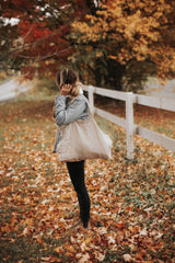 Grand sac en lin - Beige