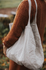 Grand sac en lin - Beige