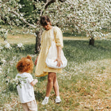 Grand sac en filet - Coton biologique - Crème