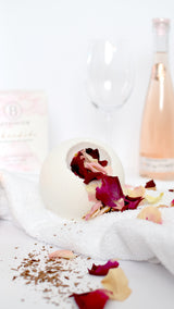 Aphrodite - Bombe de bain - Chocolat + Rose de Bulgarie