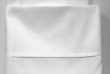 Luxueux drap contour Capri - 100% satin de coton de fibres extra longues - Blanc