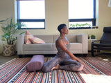 Coussin (Traversin) rectangulaire de yoga - Lin Figue