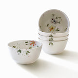 Petit bol à dessert en porcelaine - Collection Fleurie - Minimaliste